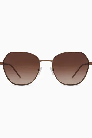 Emporio Armani Lunettes de soleil pour femme forme irrégulière