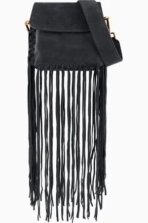 Giorgio Armani La Prima en cuir suédé à franges