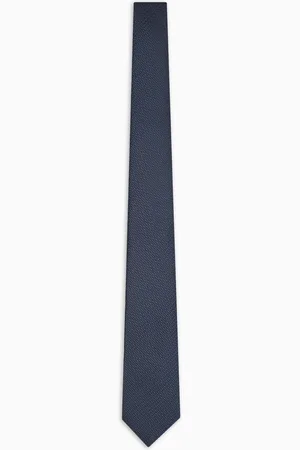 Emporio Armani Cravate en pure soie micro-texturée