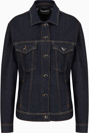 Emporio Armani Veste en denim rinse confortable