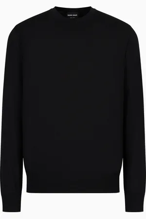 Giorgio Armani Pull ras-du-cou en laine vierge