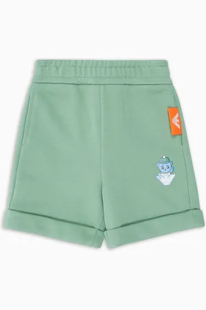 Emporio Armani Short en jersey biologique avec imprimé Manga Bear Crew ASV
