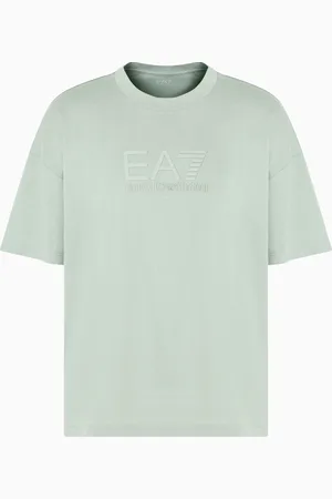 EA7 T-shirt ras-du-cou Visibility en coton