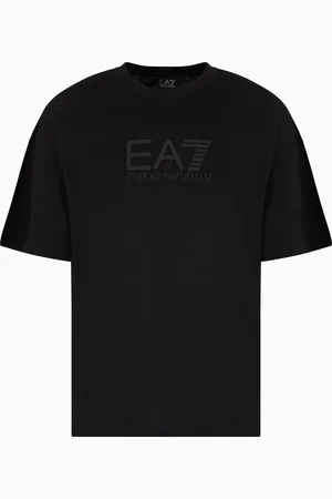EA7 T-shirt ras-du-cou Visibility en coton