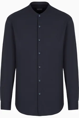 Giorgio Armani Chemise Icon en coton stretch uni