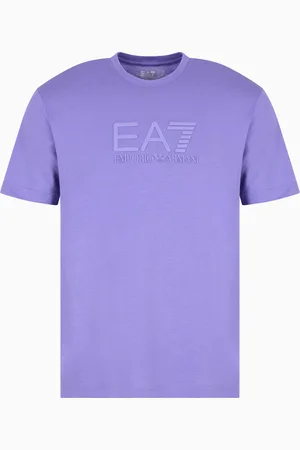 EA7 T-shirt ras-du-cou Visibility en coton