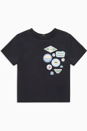 Emporio Armani T-shirt en jersey avec écusson mixte ASV