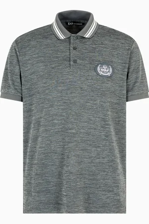 EA7 Polo Golf Club en jersey de coton mélange modal stretch