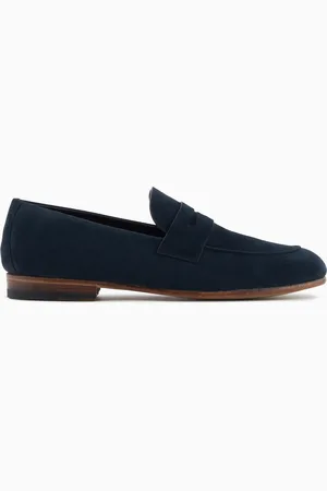 Giorgio Armani Mocassins en cuir suédé
