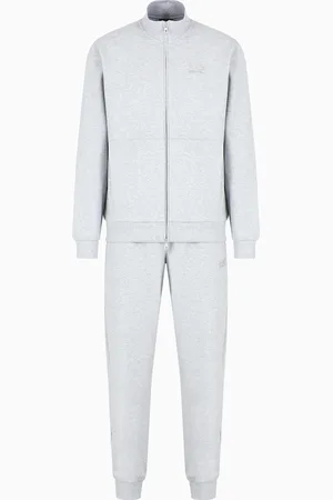 EA7 Survêtement zippé Visibility en coton