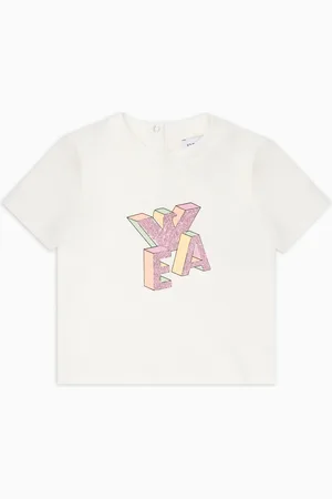 Emporio Armani T-shirt en jersey imprimé logo ASV