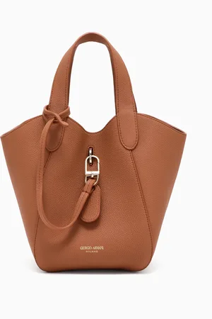 Giorgio Armani Petit sac à main en cuir grainé