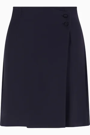 Emporio Armani Jupe-culotte en cady technique