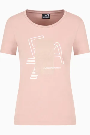 EA7 T-shirt ras-du-cou Logo Series en coton stretch
