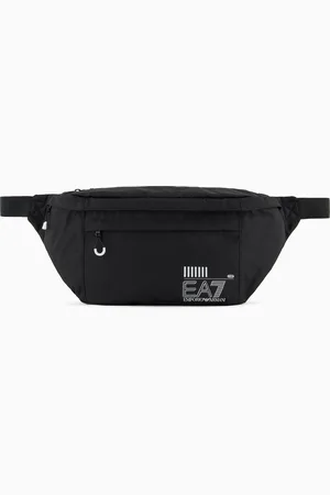 EA7 Grand sac banane en tissu recyclé