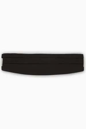 Giorgio Armani Ceinture de smoking en soie