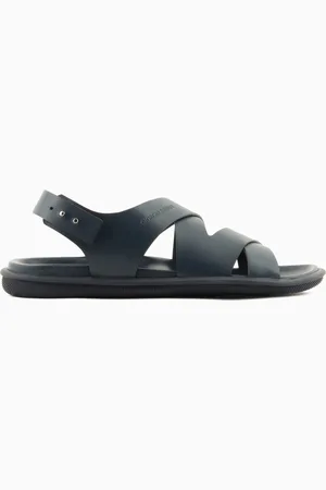 Giorgio Armani Sandales torsadées en cuir