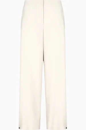 Giorgio Armani Pantalon droit en cady technique