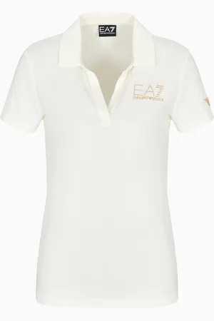 EA7 Polo à manches courtes en mélange de coton et modal Evolution