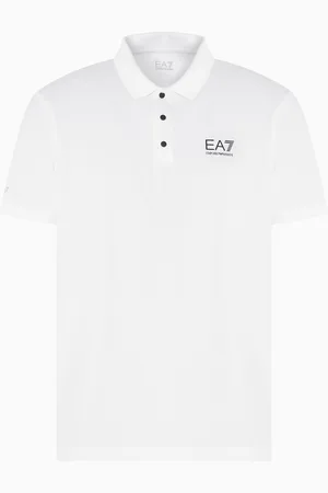 EA7 Polo bicolore Tennis Pro en tissu technique VENTUS7