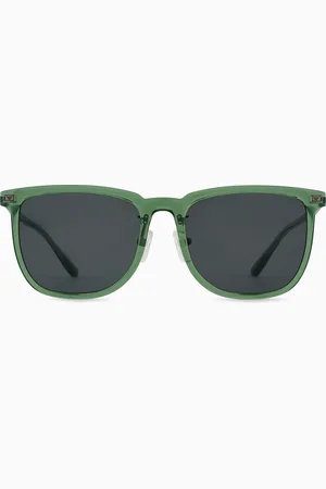 Emporio Armani Lunettes de soleil unisexe de forme carrée