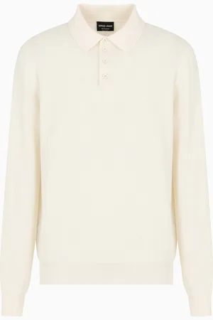 Giorgio Armani Polo à manches longues en cachemire