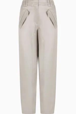 Giorgio Armani Pantalon droit en viscose et cupro