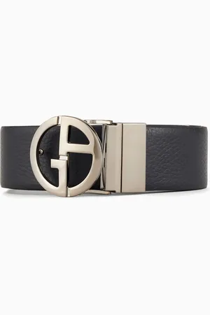 Giorgio Armani Ceinture réversible en cuir lisse et grainé