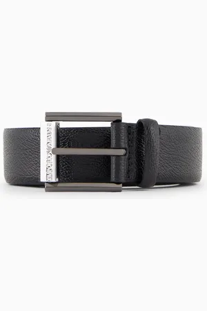 Emporio Armani Ceinture en cuir martelé