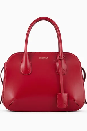 Giorgio Armani Petit sac Boston la Prima en cuir liégé