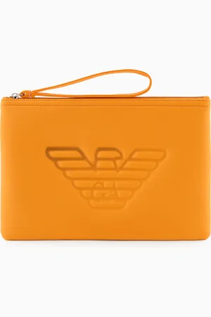 Emporio Armani Pochette de plage avec grand aigle Essential