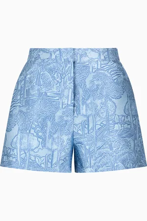 Emporio Armani Short en tissu jacquard à motif exotique