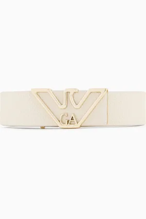 Emporio Armani Ceinture avec plaque aigle à imprimé cerf