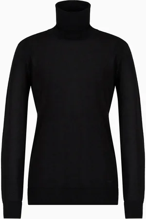 Emporio Armani Col roulé en pure laine vierge