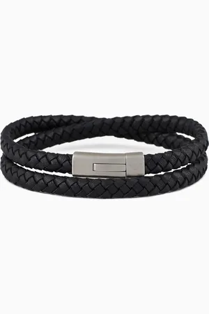 Emporio Armani Bracelet homme en cuir