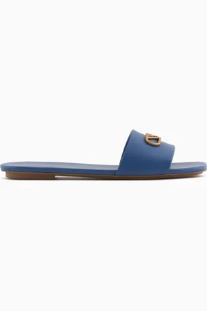 Emporio Armani Sandales en nappa avec plaque aigle