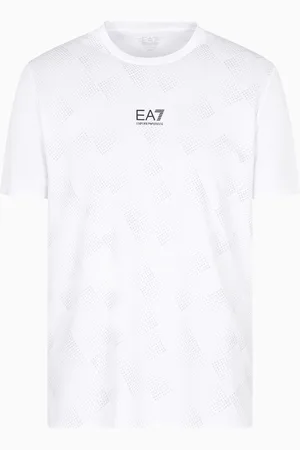 EA7 T-shirt ras-du-cou Tennis Pro en tissu technique VENTUS7