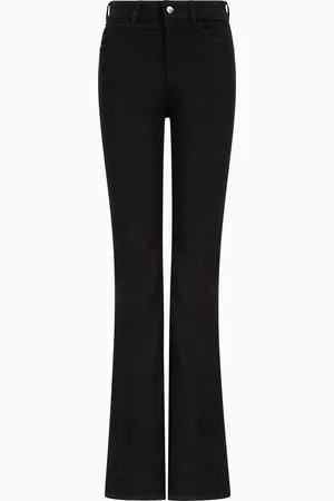 Emporio Armani Jean J47 taille mi-haute et jambe évasée en denim confortable