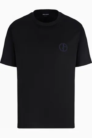 Giorgio Armani T-shirt ras-du-cou en interlock de coton