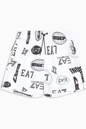 EA7 Boxer de bain Logo Series avec imprimé logo all over