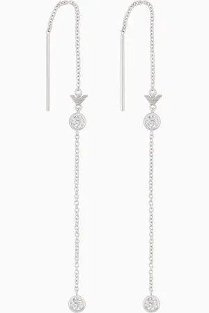 Emporio Armani Boucles d’oreilles pendantes en argent sterling