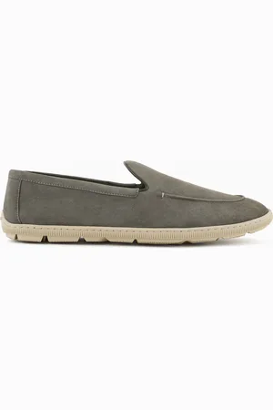 Giorgio Armani Mocassins en cuir suédé