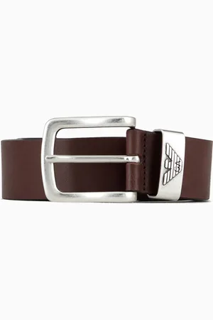 Emporio Armani Ceinture en cuir avec boucle logotypée