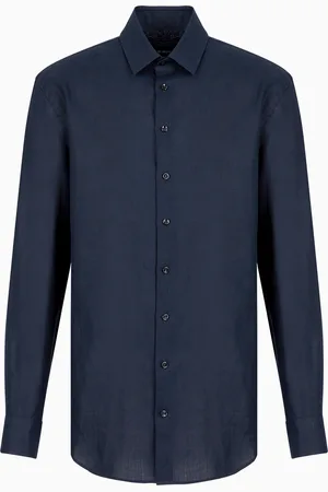 Giorgio Armani Chemise coupe classique en lin