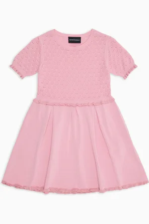 Emporio Armani Robe en maille avec motif perforé Special Occasion
