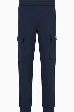 EA7 Pantalon cargo Core Identity en coton mélangé