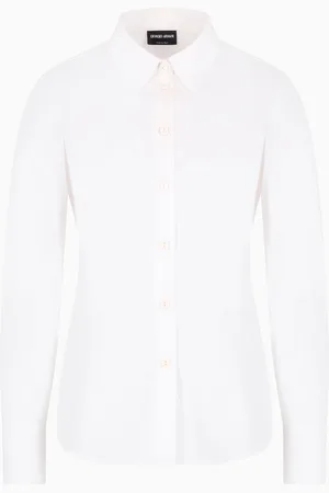 Giorgio Armani Chemisier en popeline stretch
