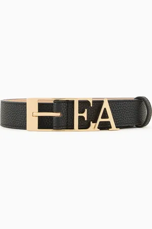 Emporio Armani Ceinture à imprimé cerf avec boucle façonnée EA