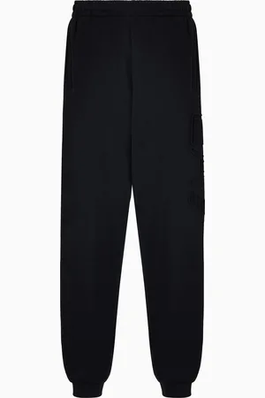 EA7 Pantalon de jogging Logo Series en coton biologique