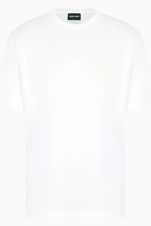 Giorgio Armani T-shirt ras-du-cou en interlock de coton